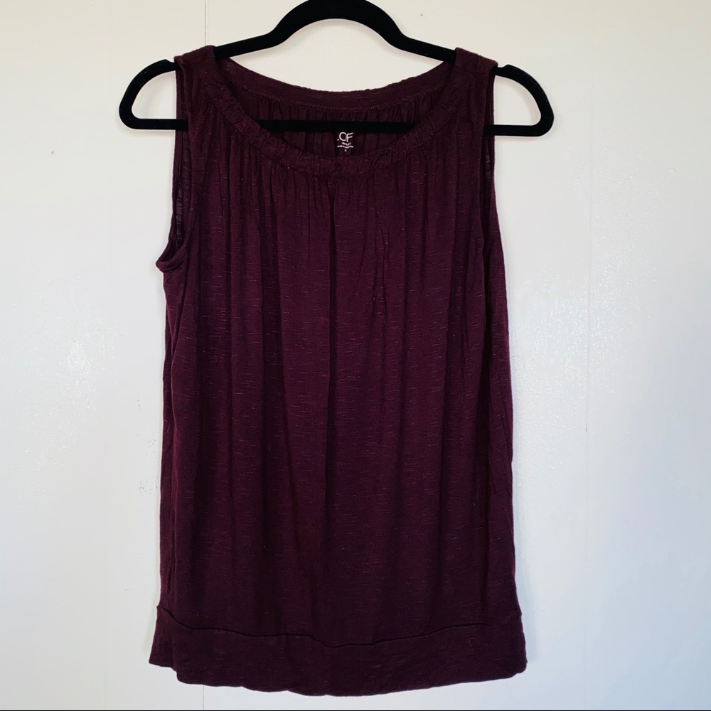 Burgundy Tank Top